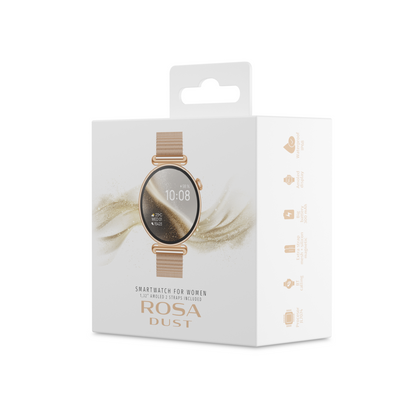 Forever smartwatch Rosadust SB-380 - Rosegold - NÝTT