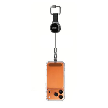 Anti-theft phone lanyard 60cm - Black - NÝTT