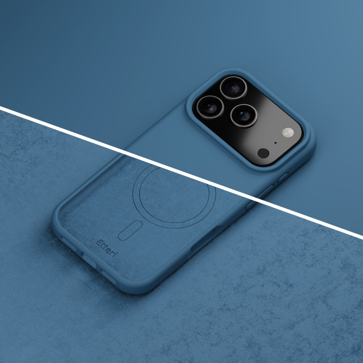 Etteri Silicone Mag case for iPhone 17 Pro / 18 Pro dark blue