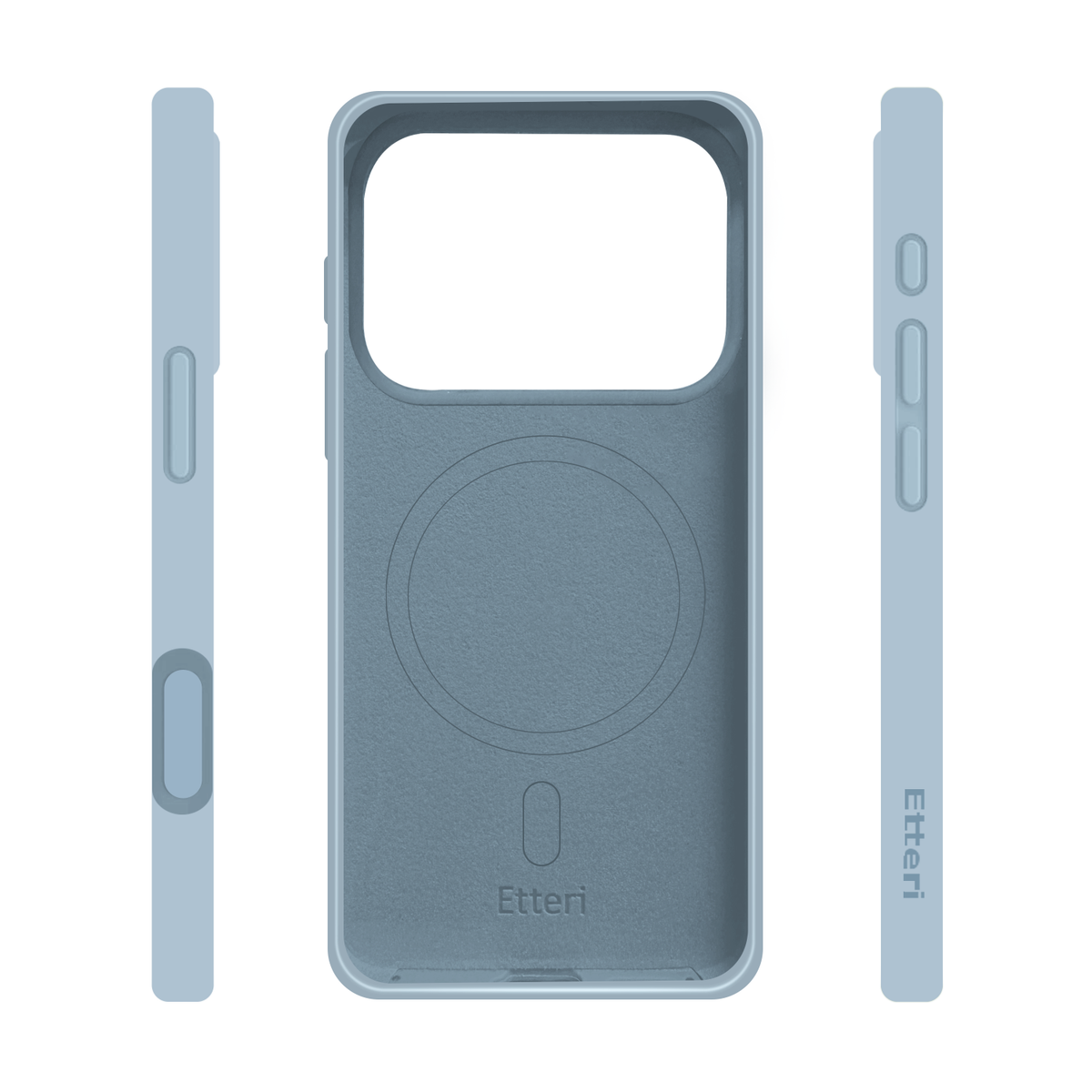 Etteri Silicone Mag case for iPhone 17 Pro / 18 Pro light blue