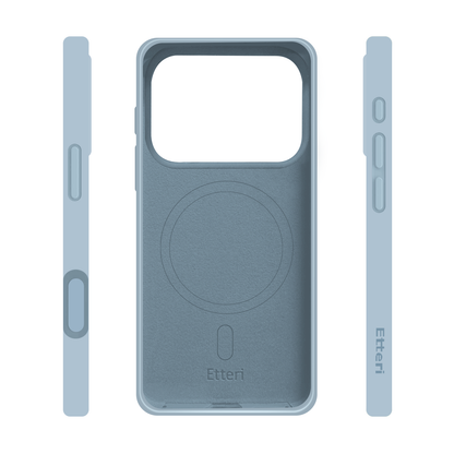 Etteri Silicone Mag case for iPhone 17 Pro / 18 Pro light blue