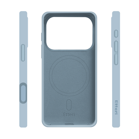 Etteri Silicone Mag case for iPhone 17 Pro / 18 Pro light blue