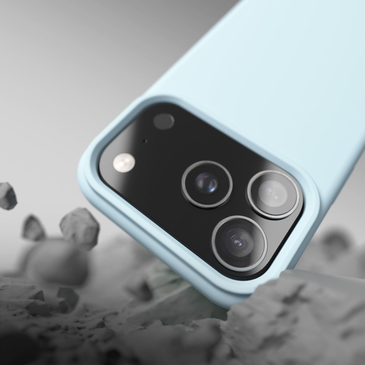 Etteri Silicone Mag case for iPhone 17 Pro / 18 Pro light blue