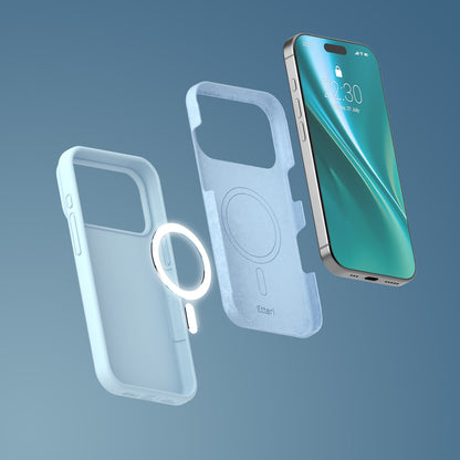 Etteri Silicone Mag case for iPhone 17 Pro / 18 Pro light blue