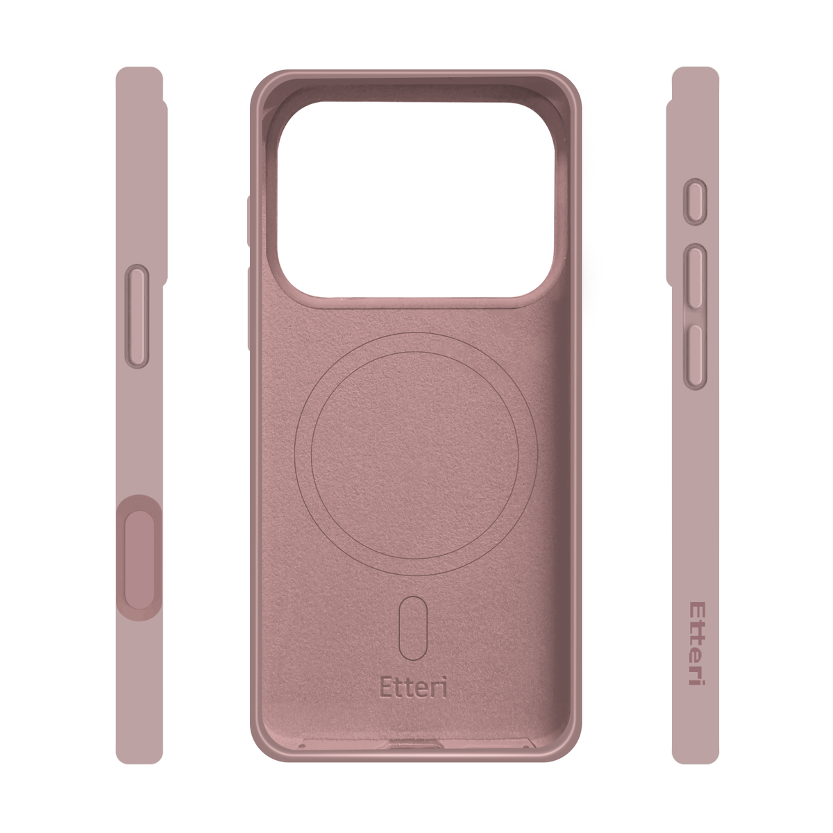 Etteri Silicone Mag case for iPhone 17 Pro / 18 Pro light pink