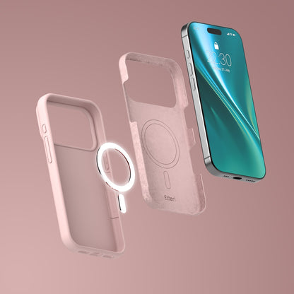 Etteri Silicone Mag case for iPhone 17 Pro / 18 Pro light pink