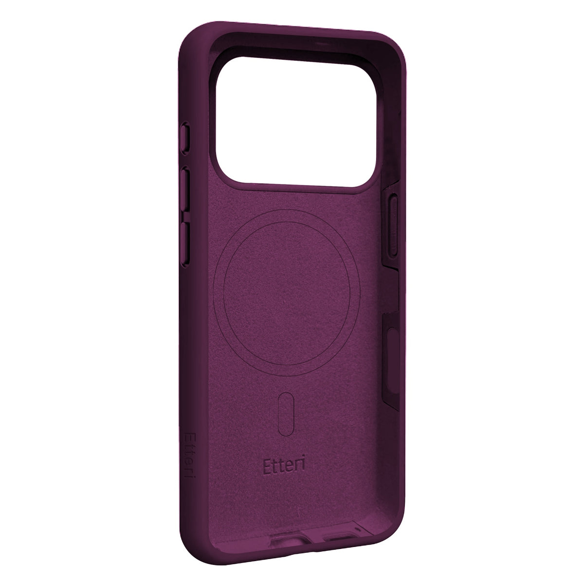 Etteri Silicone Mag case for iPhone 17 Pro / 18 Pro 6,3'' dark cherry