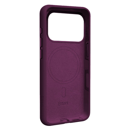 Etteri Silicone Mag case for iPhone 17 Pro / 18 Pro 6,3'' dark cherry