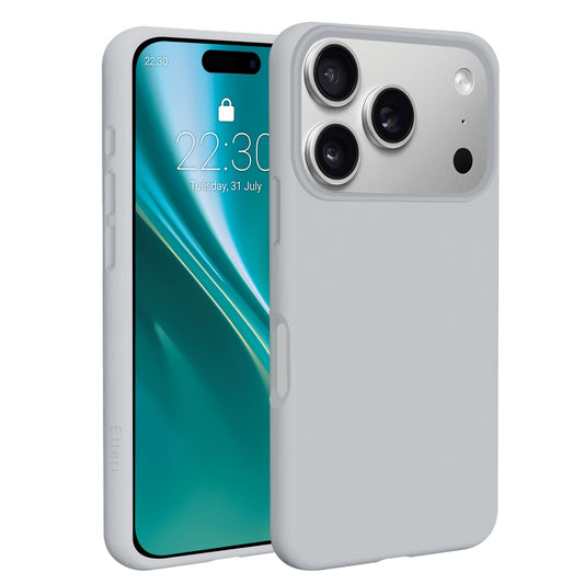 Etteri Silicone Mag case for iPhone 17 Pro / 18 Pro silver