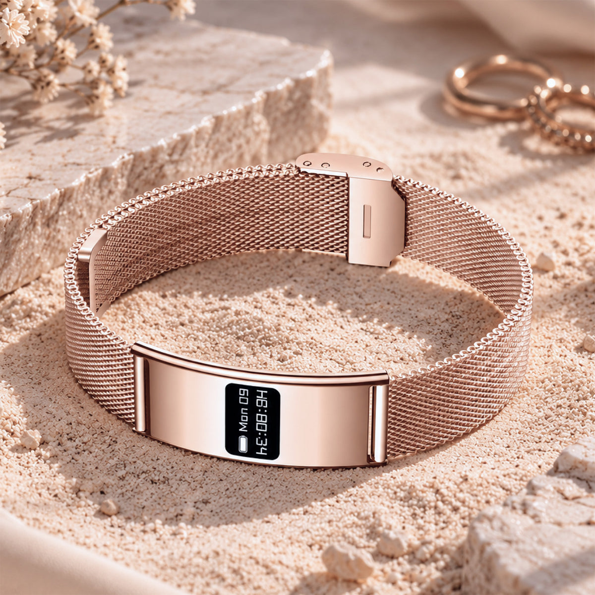 Forever Elegance Smartband B8 Rosegold - NÝTT