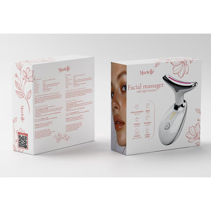Marielle EMS andlits massager við LED-ljósterapi - NÝTT