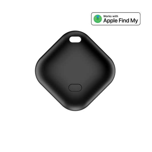 Setty TAG02 Find My tracker + etui - svartur - NÝTT
