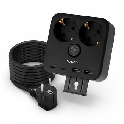 Streymstikk Power Dock við 2 x USB-A / 2 x USB-C / 2 x streym - NÝTT