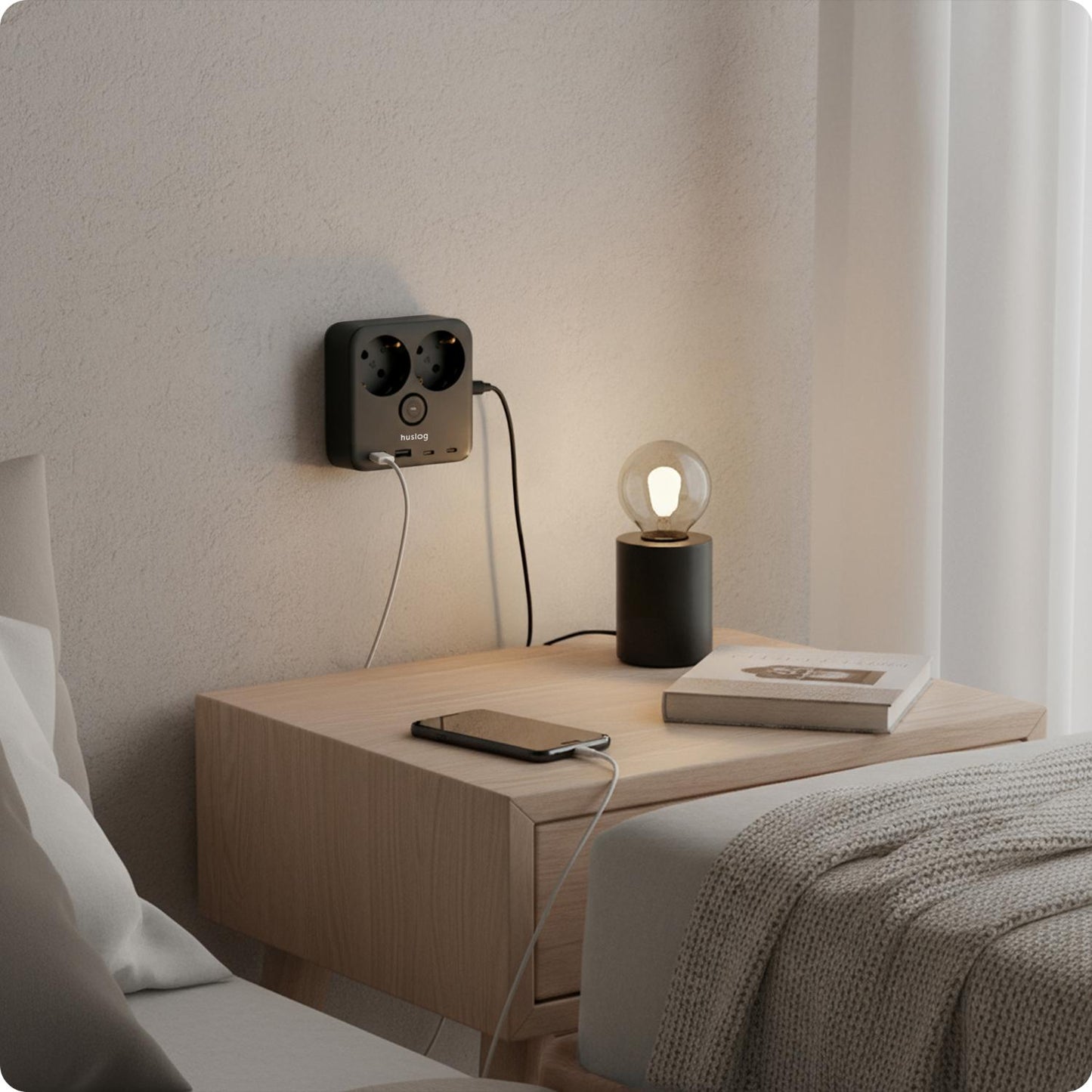 Streymstikk Power Dock við 2 x USB-A / 2 x USB-C / 2 x streym - NÝTT