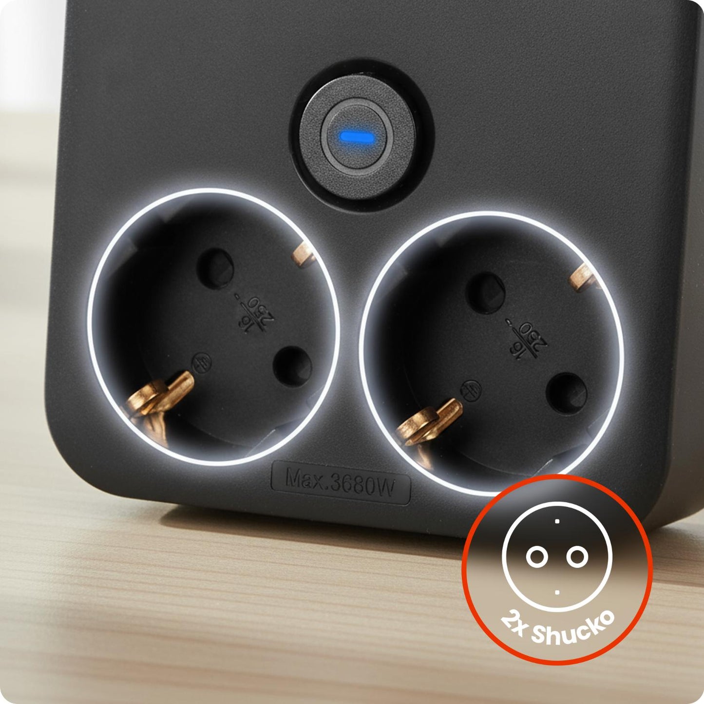 Streymstikk Power Dock við 2 x USB-A / 2 x USB-C / 2 x streym - NÝTT