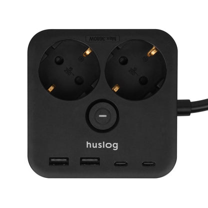 Streymstikk Power Dock við 2 x USB-A / 2 x USB-C / 2 x streym - NÝTT