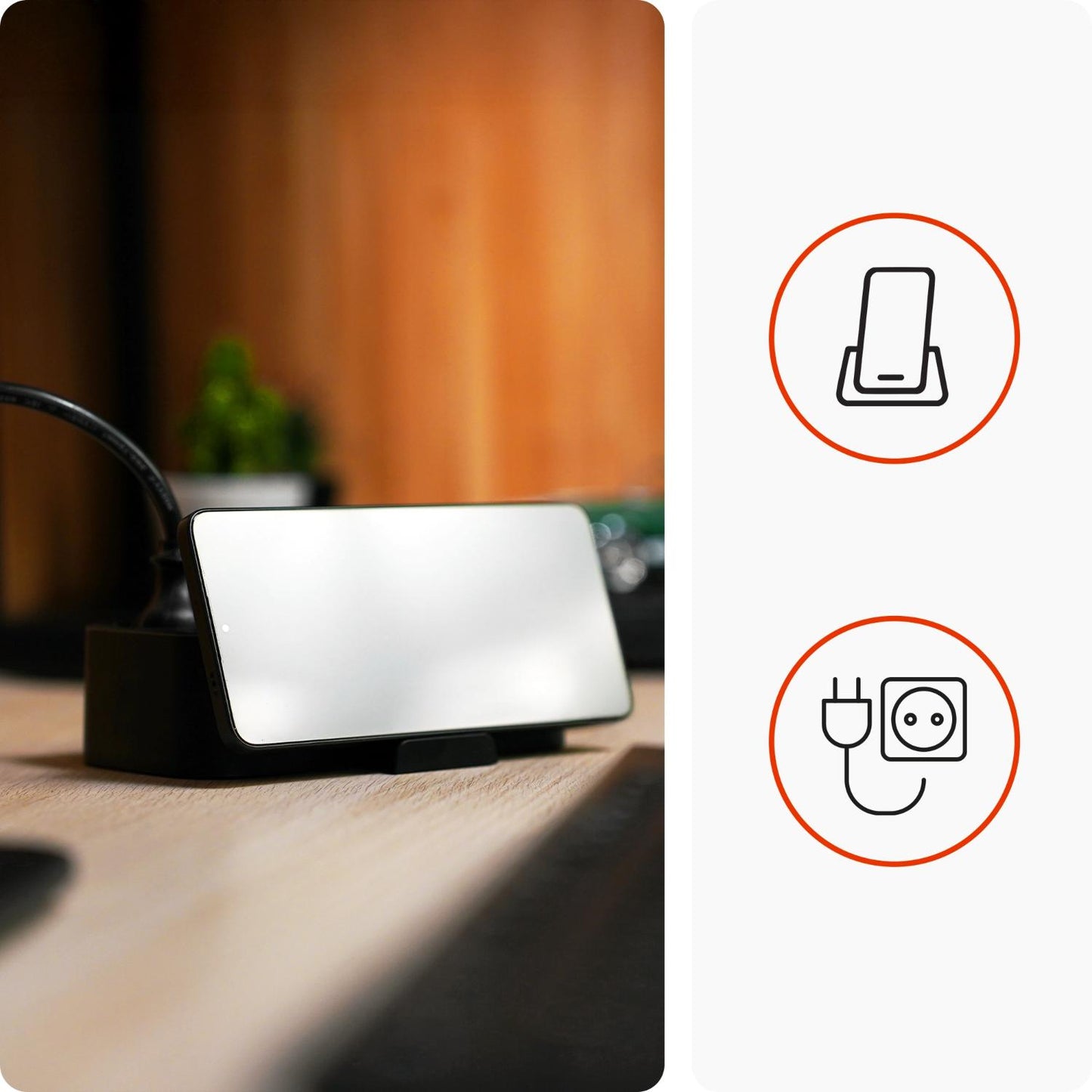 Streymstikk Power Oval við 2 x USB-A / 2 x USB-C / 3 x streym - NÝTT