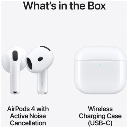 Apple AirPods 4 ANC (2024) við MagSafe case