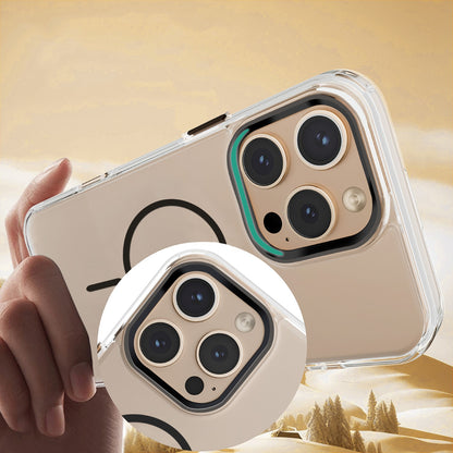 Thin Clear Mag Case til iPhone 17 røðina - Black - vel tína telefon