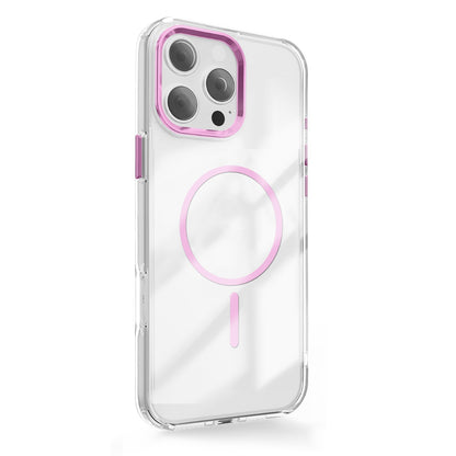 Thin Clear Mag Case til iPhone 17 røðina - Pink - vel tína telefon
