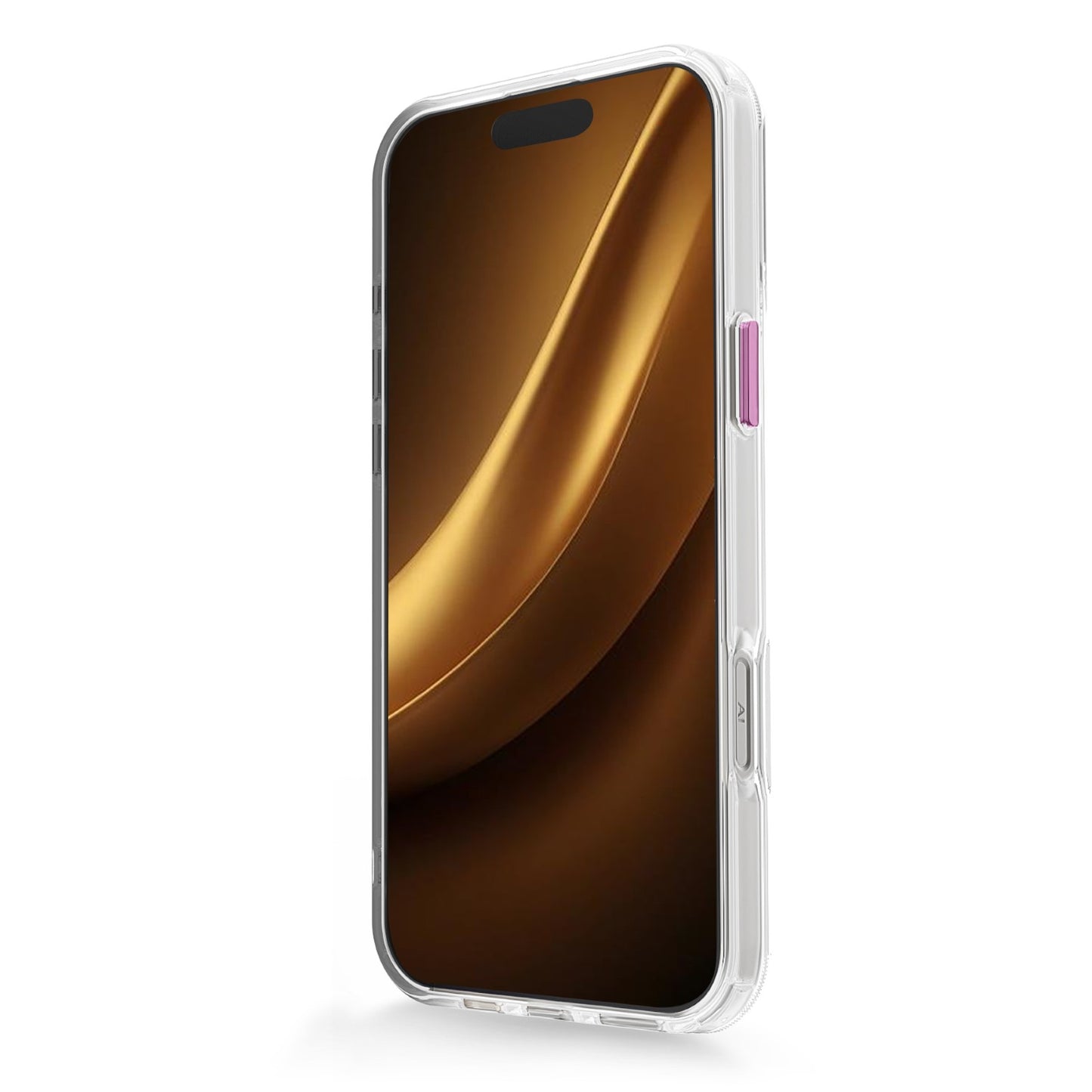 Thin Clear Mag Case til iPhone 17 røðina - Pink - vel tína telefon