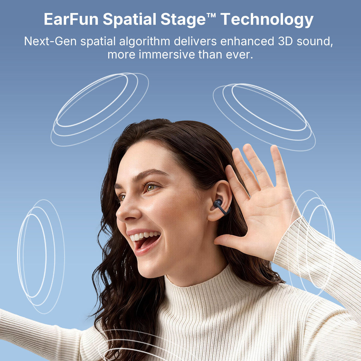 EarFun Clip 2 - Black - NÝTT
