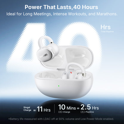 EarFun Clip 2 - White - NÝTT