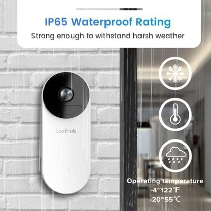 Laxihub BellCam Full HD Video Doorbell - NÝTT