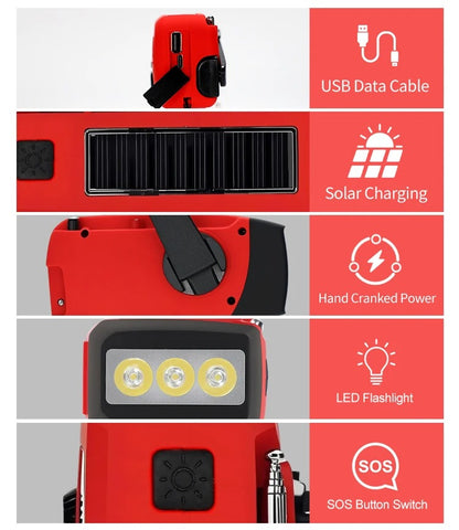 Neyðradio - 2000mAh powerbank