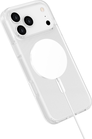 eSTUFF iPhone 17 Pro Max INFINITE OSLO Magnetic Hybrid Cover - Transparent