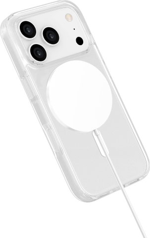 eSTUFF iPhone 17 Pro INFINITE OSLO Magnetic Hybrid Cover - Transparent