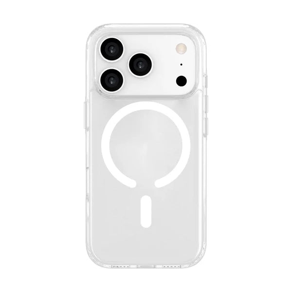 eSTUFF iPhone 17 Pro INFINITE OSLO Magnetic Hybrid Cover - Transparent