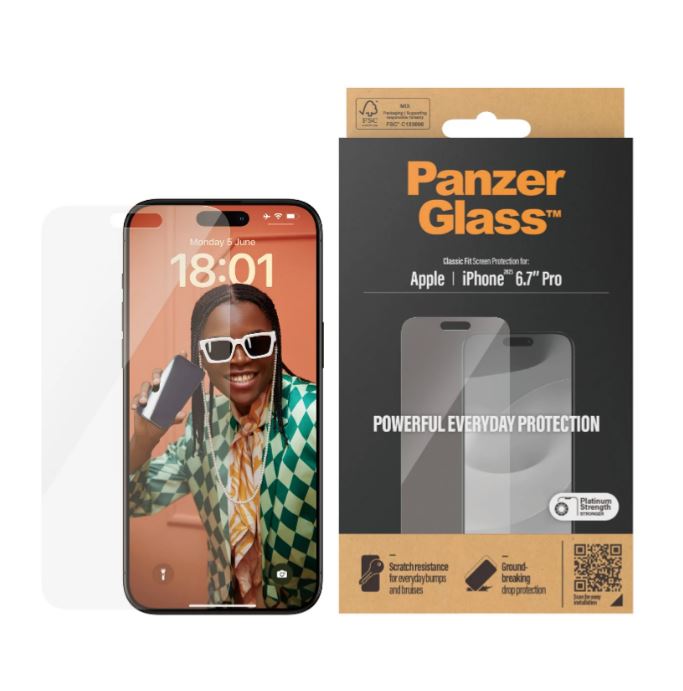 Panzerglass til iPhone 15 Pro Max
