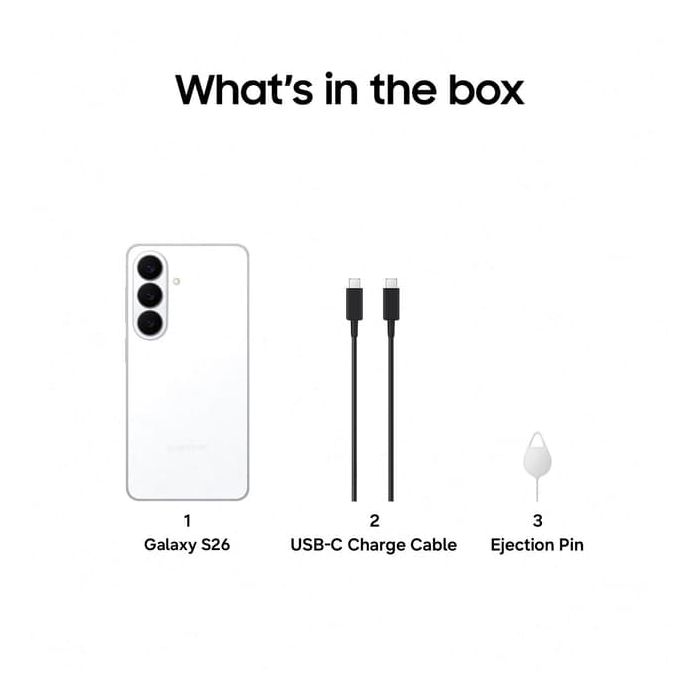 Samsung Galaxy S26 - 256GB White