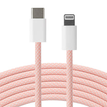 Indlæs billede til gallerivisning USB-C til Lightning kaðal PD 60W - 2 metrar - 7 ymiskir litir - NÝTT
