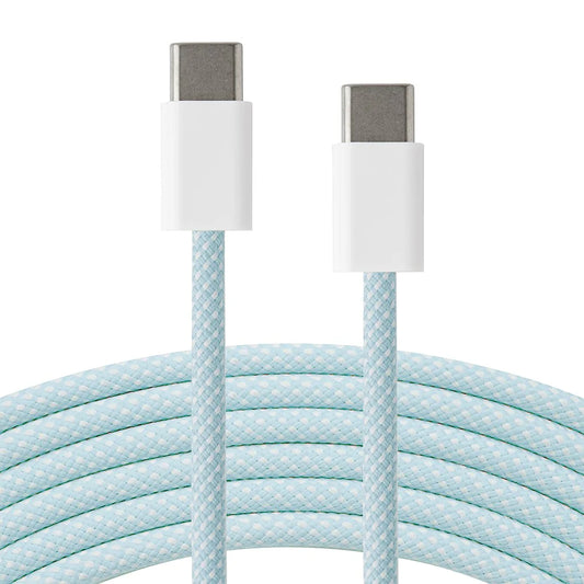 USB-C til USB-C kaðal PD 60W - 2 metrar - Blue
