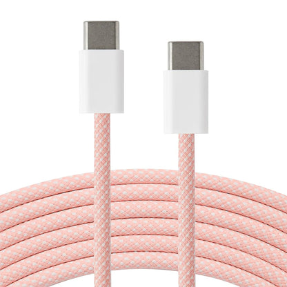 USB-C til USB-C kaðal PD 60W - 2 metrar - 7 ymiskir litir - NÝTT