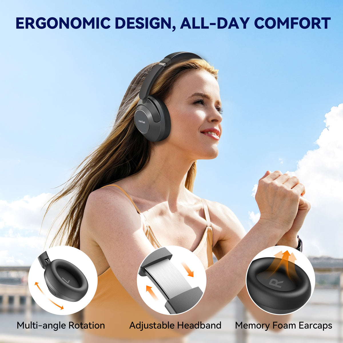 EarFun Wave Pro Black - NÝTT