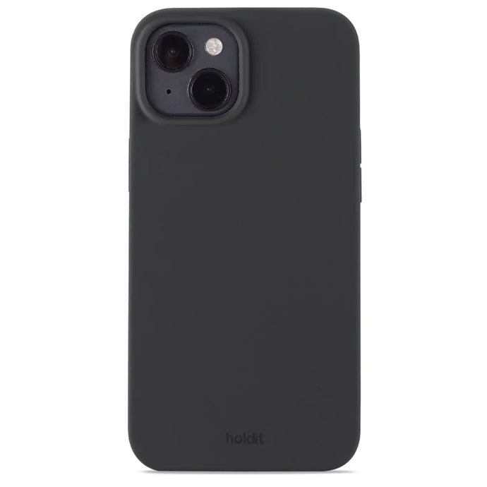 Cover til iPhone 14 Plus - Soft Touch Silikone Case - Black
