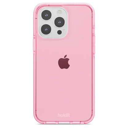 Cover til iPhone 14 Pro Max - Seethru - Bright Pink