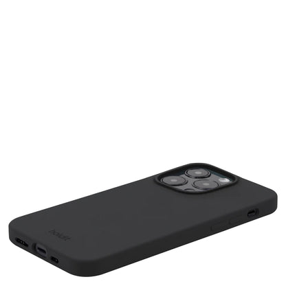 Cover til iPhone 14 Pro - Soft Touch Silikone Case - Black