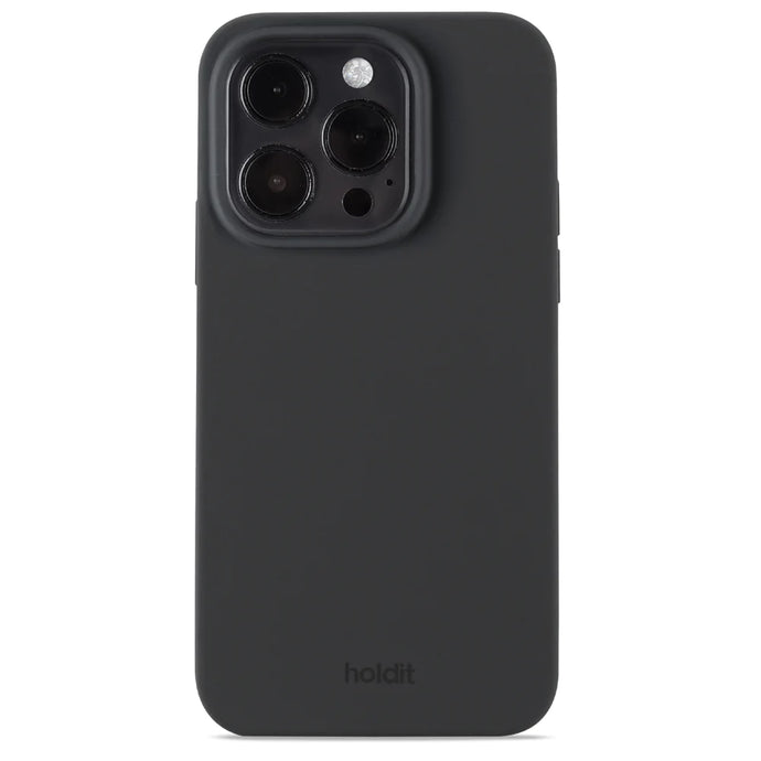 Cover til iPhone 14 Pro - Soft Touch Silikone Case - Black