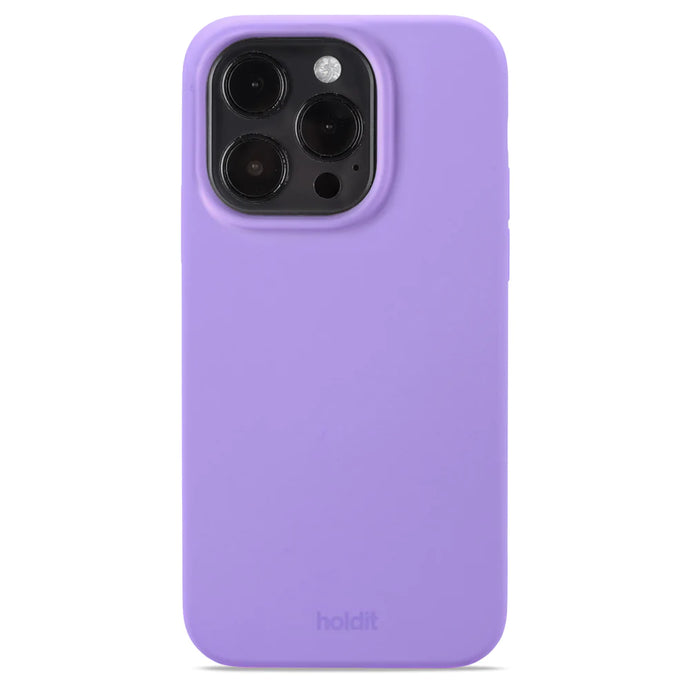 Cover til iPhone 14 Pro - Soft Touch Silikone Case - Violet