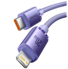 Indlæs billede til gallerivisning USB-C til Lightning kaðal - lilla - 1,2 metrar - 20W
