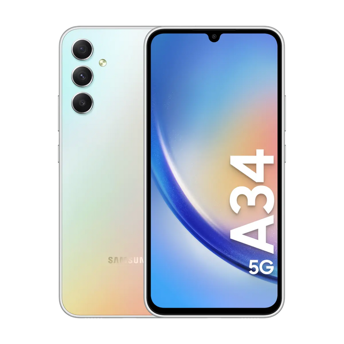 Samsung Galaxy A34 5G - 128GB Silver