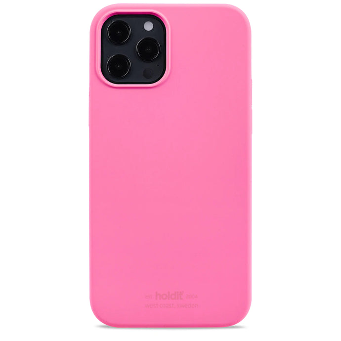 Cover til iPhone 13 Pro - Soft Touch Silikone Case - Bright Pink