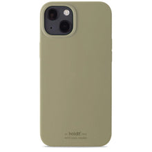 Indlæs billede til gallerivisning Cover til iPhone 13 / 14 - Soft Touch Silikone Case - Khaki Green
