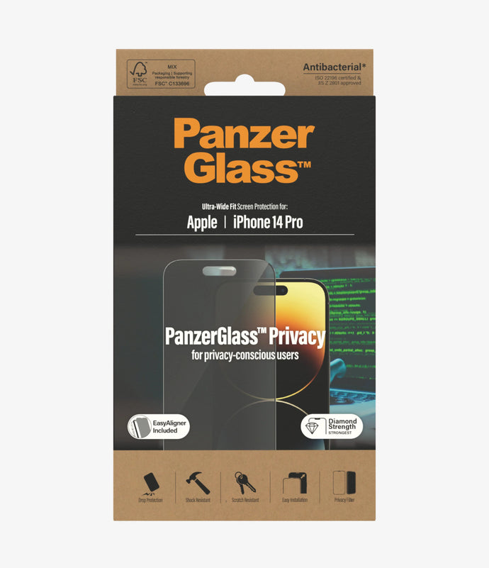 Panzerglass til iPhone 14 Pro - Privacy