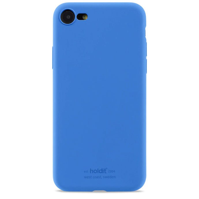 Cover til iPhone SE 2022/2020/8/7 - Soft Touch Silikone Case - Sky Blue