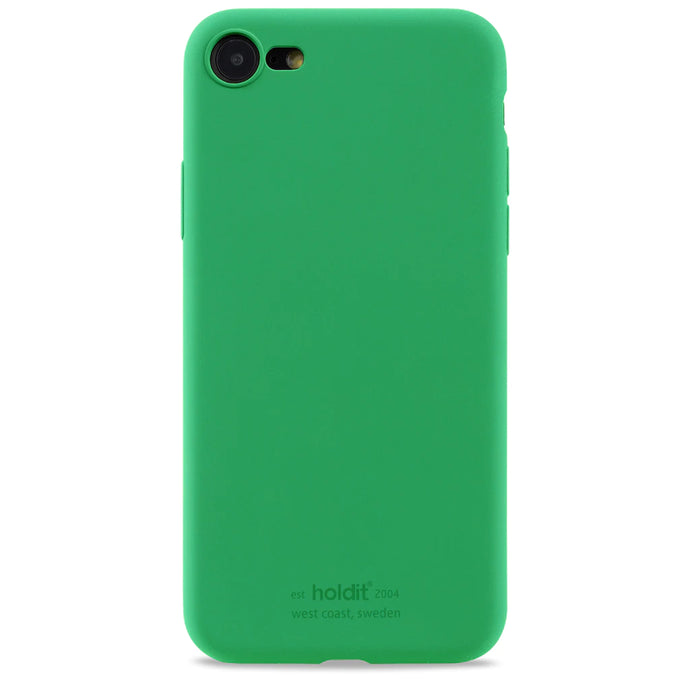 Cover til iPhone SE 2022/2020/8/7 - Soft Touch Silikone Case - Grass Green